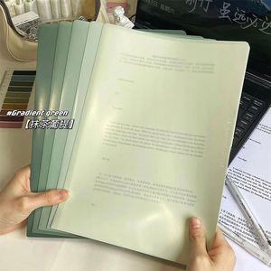<b>A4</b> L-shaped <b>Folder</b> Set, Thickened Materials, Large-capacity Student Paper Data Storage Tools,notebook Paper - Product Image 3