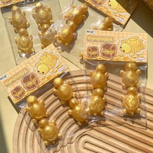 Jouet anti-stress en TPR écologique, petit tortue dorée souple à rebond lent, pour adultes et enfants (3 ans et plus) - Vente chaude - Product Image 6