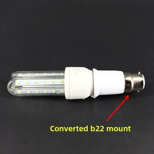 <span class=keywords><strong>Adaptateur</strong></span> de douille d'<span class=keywords><strong>ampoule</strong></span> B22 vers E27, convertisseur de base de lampe à <span class=keywords><strong>baïonnette</strong></span> vers à <span class=keywords><strong>vis</strong></span> pour l'éclairage domestique - Product Image 4