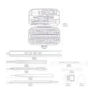 Juego de Destornilladores Inalámbricos de Precisión con Certificación CE, 153 en 1, para Reparación de iPhone y <span class=keywords><strong>PC</strong></span>, para Técnicos de Reparación, Proveedor de Pedidos al por Mayor - Product Image 5