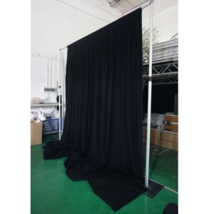 ชุดอุปกรณ์ฉากหลังงานอีเว้นท์แบบยืดหดได้พร้อมท่ออลูมิเนียมและผ้าม่าน - Product Image 4