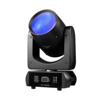 Projecteur de Scène Mobile LED Mini 200W RGBW pour Soirées et DJ, Faisceau Disco Contrôlé DMX, Vente en Gros