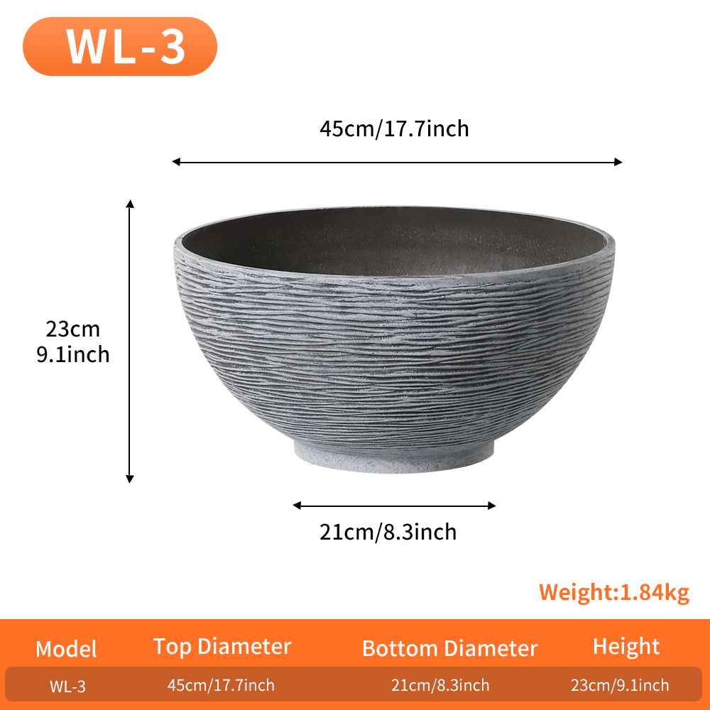 Blue Gray 17.7 inch