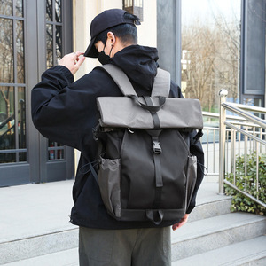 Sac à dos personnalisé pour homme avec design à enroulement, élégant et tendance, doté de caractéristiques spacieuses haut de gamme pour la mode estivale - Product Image 6