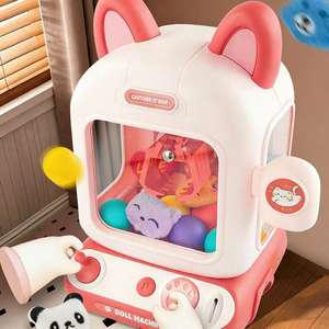 Máquina <span class=keywords><strong>de</strong></span> Atrapar Muñecas, Mini Máquina Eléctrica <span class=keywords><strong>de</strong></span> Garras para Muñecas, Juego Educativo <span class=keywords><strong>de</strong></span> Escritorio para Niños, Regalo <span class=keywords><strong>de</strong></span> Cumpleaños - Product Image 3