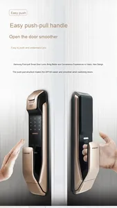 Cho samsungsmart khóa dp728 Nhà Chống Trộm Cửa Khóa Nhôm hợp kim kỹ thuật số vân tay mật khẩu khóa ứng dụng - Product Image 4