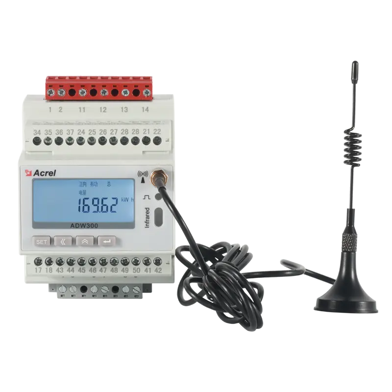 เครื่องวัดพลังงานอัจฉริยะ3เฟส Wifi mqtt แชร์เวลา ADW300/4G