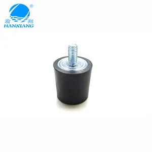 Rubber shock pad Isolators Anti Vibration Silent block Male Female Thread Rubber Mount with nut