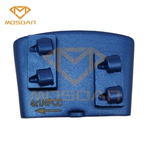 Ez change 4x 1/4 pcd raspadores, disco de segmento de moagem de diamante para remoção de revestimento de concreto - Product Image 1