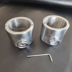 Black Emperor Giocattoli Sexy per Coppie Prodotti per Bondage <span class=keywords><strong>Manette</strong></span> di Alta Qualità in Acciaio Inossidabile Giocattoli Sessuali per Adulti Uso Medico - Product Image 2