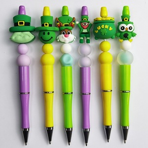 Cuentas de Silicona 3D de Dibujos Animados de Saint <span class=keywords><strong>Parkside</strong></span>, para Hacer Pulseras y Llaveros, Paquete a Granel, Shenzhen - Product Image 1