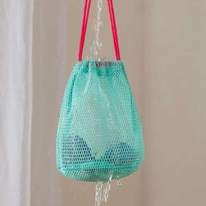 Eco-Friendly Durable Makeup <b>Bag</b> Portable Mesh Braided Pouch Transparent Water-Draining Storage Travel Gift <b>Bag</b> - Product Image 5