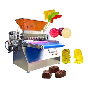 Candy Molder Hand Depositor Lab Scale Semi Automatic Mini Palm Sugar Gummy Bear Make Machine Supplier