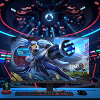 Nouveau moniteur à écran incurvé LED 24 27 32 pouces 144Hz 165Hz Taux de rafraîchissement Large écran de jeu 2K 4K Ordinateur bon marché