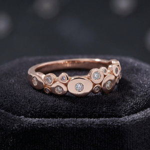 S925 14K Gold Plated Rhodium Plated Bezel Setting Pink Opal <b>Chunky</b> Design Black <b>Ring</b> Customizable for Retail OEM ODM Party - Product Image 2
