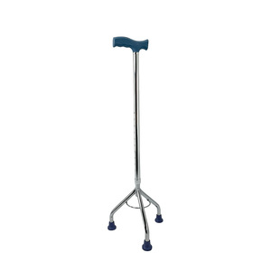 Canne de marche télescopique en alliage d'aluminium à quatre pieds antidérapante pour personnes âgées et handicapées - Product Image 1