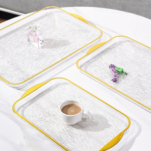Plateau rectangulaire en mélamine jetable de style américain TGYW pour fruits, idéal pour la maison, le salon, la <span class=keywords><strong>table</strong></span> basse, l'hôtel, les fruits secs et les collations - Product Image 4