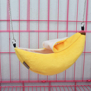Piccolo Animale Caldo <span class=keywords><strong>Banana</strong></span> Criceto Letto di Casa Gabbia Nido Amaca per Lo Zucchero Aliante Criceto - Product Image 6
