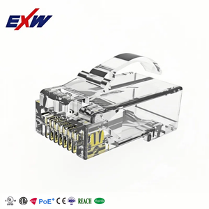 Cat5e Cat6 Cat7 <span class=keywords><strong>Rj45</strong></span> разъемы <span class=keywords><strong>Rj45</strong></span> штекер 8p8c сетевые разъемы <span class=keywords><strong>Rj45</strong></span> Male Cat6 разъем Ethernet - Product Image 2