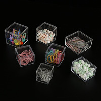 Vitrine de Comptoir en Acrylique Transparente Lavable et Personnalisable de Qualité Commerciale pour Boulangerie, Magasin de Détail et Organisateur de Bijoux