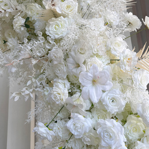 <span class=keywords><strong>Arche</strong></span> de mariage de fleurs artificielles blanches de 2.4m <span class=keywords><strong>pour</strong></span> décorations d'automne <span class=keywords><strong>pour</strong></span> cérémonies et événements de mariage - Product Image 3
