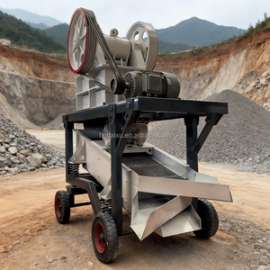 Di động PE-250x400 di động máy nghiền hàm đá nghiền và sàng lọc thiết bị cho hard rock quặng - Product Image 1