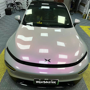 Wrapmaster 1.52*16ม. สำหรับภูเขาไฟมหัศจรรย์แผ่น TPU PPF สีเทาปกป้องสีรถยนต์ด้วยตนเองแห้งติดตั้งด้วยตัวเองแผ่นปิดคลุมตัวรถไวนิล - Product Image 5