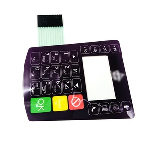 Fabricación de teclado capacitivo serigrafía en relieve botón interruptor de membrana teclado con ventana para electrodomésticos - Product Image 3