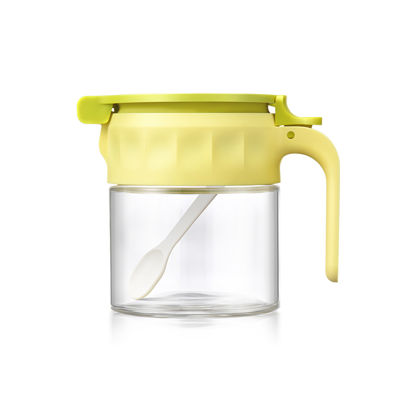 Square Seasoning Jar One Finger Easy