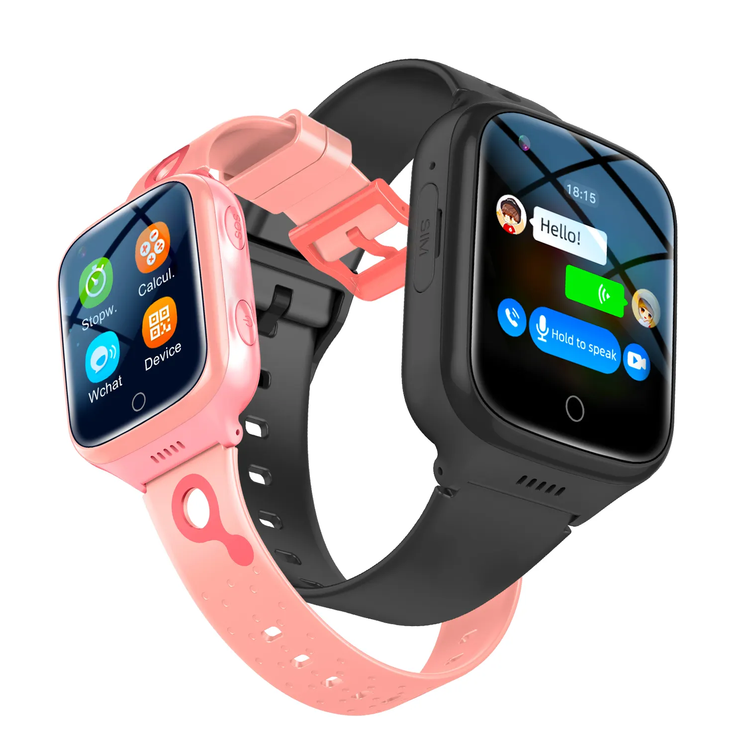 Reloj inteligente con GPS para niños y niñas con cámara de vídeo 4G y salida de fábrica personalizada, popular en Europa, rastreador K9H, resistente al agua, IP67, SOS, para niños