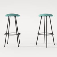 Chaise de bar pivotante réglable à prix abordable, tabouret de bar haut pour la maison, le bureau ou les loisirs, chaise de bar en fer pour table de bar