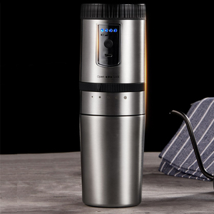 Moulin à café électrique portable de la <span class=keywords><strong>meilleure</strong></span> qualité, boîtier en acier inoxydable avec logo personnalisé et <span class=keywords><strong>filtre</strong></span>, <span class=keywords><strong>cafetière</strong></span> infusée à la main - Product Image 3