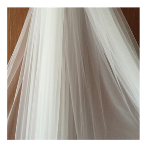 Hg0203 Manufacture Bridal Veil Wedding Dress 23GSM Tulle Mesh <strong>Net</strong> <strong>Fabric</strong> - Product Image 1