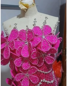 Vestido <span class=keywords><strong>de</strong></span> Noche <span class=keywords><strong>de</strong></span> Lujo con Cuentas Florales 3D y Cola <span class=keywords><strong>de</strong></span> Sirena, con Sobre Falda Desmontable, para Fiesta <span class=keywords><strong>de</strong></span> Boda, Primavera 2026 - Product Image 3