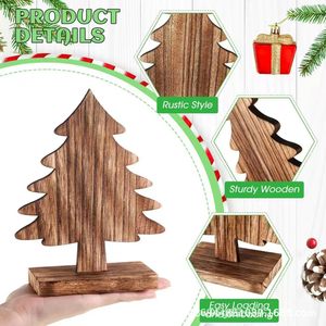 Wooden Christmas <b>Tree</b> <b>Ornaments</b> Laser Cut Hanging Decorations For Holiday Home Decoration - Product Image 4