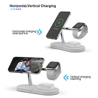 Ensemble cadeau personnalisé Gadgets électroniques veilleuse 3 en 1 aspiration magnétique Station de charge rapide sans fil article cadeau