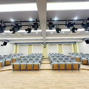 Sillas de Cine Modernas al por Mayor, Sillas Plegables con <span class=keywords><strong>Mesa</strong></span> Pequeña para Auditorio, Iglesia, Escuela, Hogar y Oficina - Product Image 5