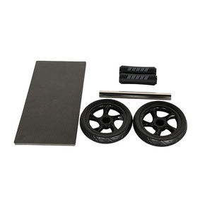 Ruota Addominale Automatica Doppia in Acciaio, Attrezzo Fitness per Allenamento Muscolare, Core Training, Addominali, Casa, Yoga, Palestra, Durevole - Product Image 3