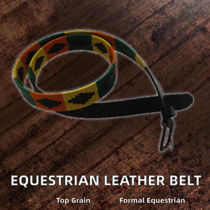 Cinturón de Cuero Vacuno Personalizable Syh1560 para Equitación, con Hebilla de Resina, Transpirable, Bordado, Casual - Product Image 2