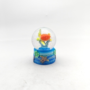 Globe à neige en résine avec logo personnalisé d'usine, souvenir touristique, vie marine, animal, Floride, <span class=keywords><strong>Miami</strong></span>, dauphin, tortue - Product Image 3