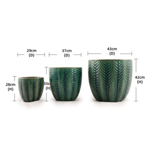 Maceta de Cerámica para el Hogar, con Acabado de Lujo, Transpirable, para Decoración Interior y Exterior de Alta Gama - Product Image 6