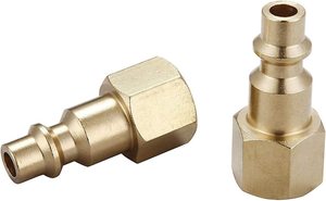 Raccord à visser pour tuyau d'air vers raccord <span class=keywords><strong>femelle</strong></span> à flare <span class=keywords><strong>1</strong></span>/<span class=keywords><strong>4</strong></span>'' SAE 45 °   Raccords rapides industriels mâles en <span class=keywords><strong>laiton</strong></span> pour tuyaux d'air - Product Image 2