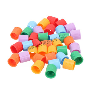 ฝาปิดหลอดทดลองพลาสติกสำหรับอุปกรณ์การแพทย์, ฝาปิดหลอดเก็บเลือด HDPE, จุกปิดหลอดพลาสติก PE ก้นกลมแบบหนา - Product Image 1