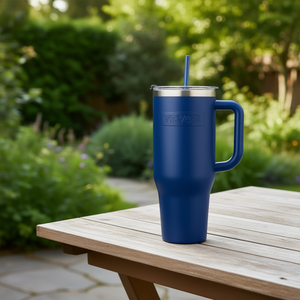 DB 40 Oz Insulated Stainless Steel Travel <b>Mug</b> With Straw For Outdoor <b>Camping</b> And Daily Use - Product Image 2