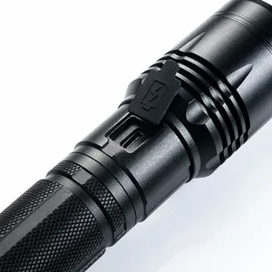 High Quality XHP70 1700 Lumen Rechargeable Flashlight Powerful Linterna Emergency Long Range Torch Light LED Flashlight