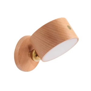 Wholesale Magnetic Rotatable LED Wooden <b>Wall</b> Lamp USB Charging Dimming Small <b>Wall</b> <b>Light</b> Suitable for Study Rooms&Bedrooms - Product Image 4