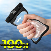 Étui de téléphone transparent professionnel étanche IPX8, antichoc, anti-traces de doigts, sac étanche sous-marin pour 15 16 Pro Max