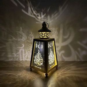 Islamic Arabic Figurines Middle Metal Crafts Muslim <b>Eid</b> Mubarak Ramadan Kareem Products Decor <b>Gift</b> <b>Boxes</b> Ramadan Decorations - Product Image 2