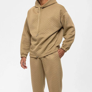 Conjunto Deportivo de Invierno para Hombre, Estilo Oversize, con Logotipo Personalizable, Sudadera con Capucha Oversize para Hombre - Product Image 2