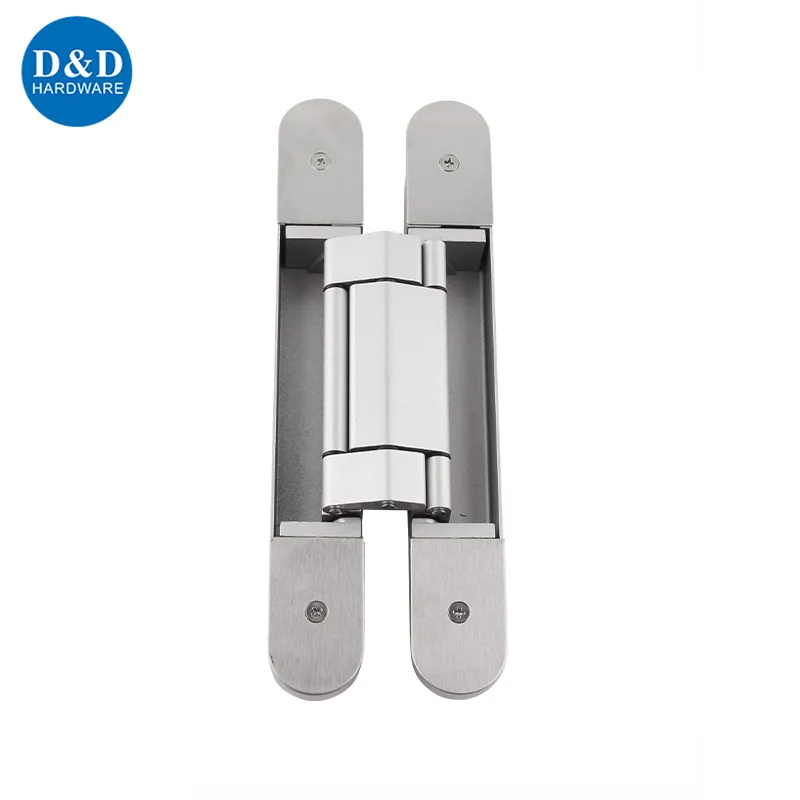 Hidden Soft Closing Heavy Duty 3D Adjustable Concealed Hinge for Exterior Front Door